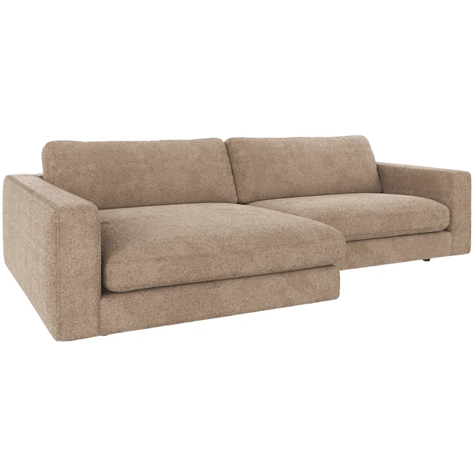 Rowico Home Duncan modulaire gestoffeerde hoekbank taupe - links - 258 cm, foto 2