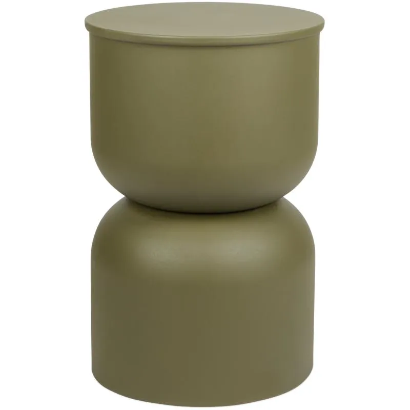 Metalen diabolo bijzettafel - groen