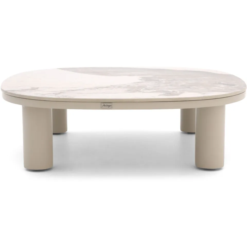 Bellagio tuinmeubelen Bellagio Gorizia lounge tuintafel 90x90x27cm taupe, foto 2