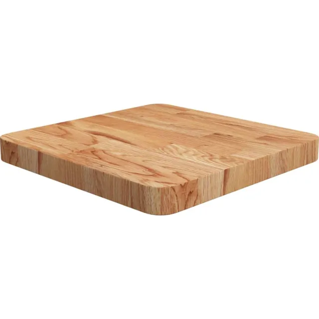 vidaXL Tafelblad vierkant 40x40x4 cm massief eikenhout lichtbruin