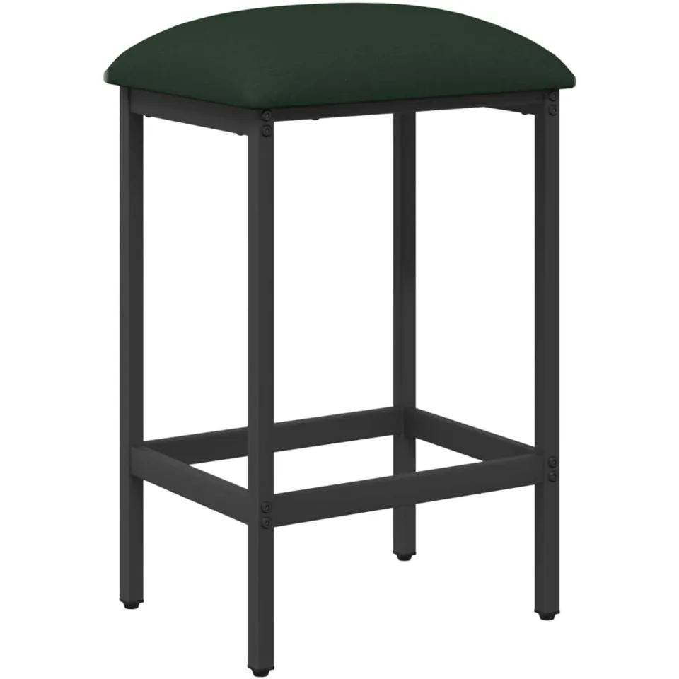 vidaXL Barkruk Donkergroen 40 x 32 x 74 cm Bewerkt hout groen, foto 3