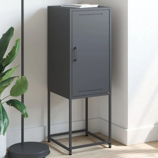 vidaXL Hoge kast 36x39x107 cm staal antracietkleurig, foto 2