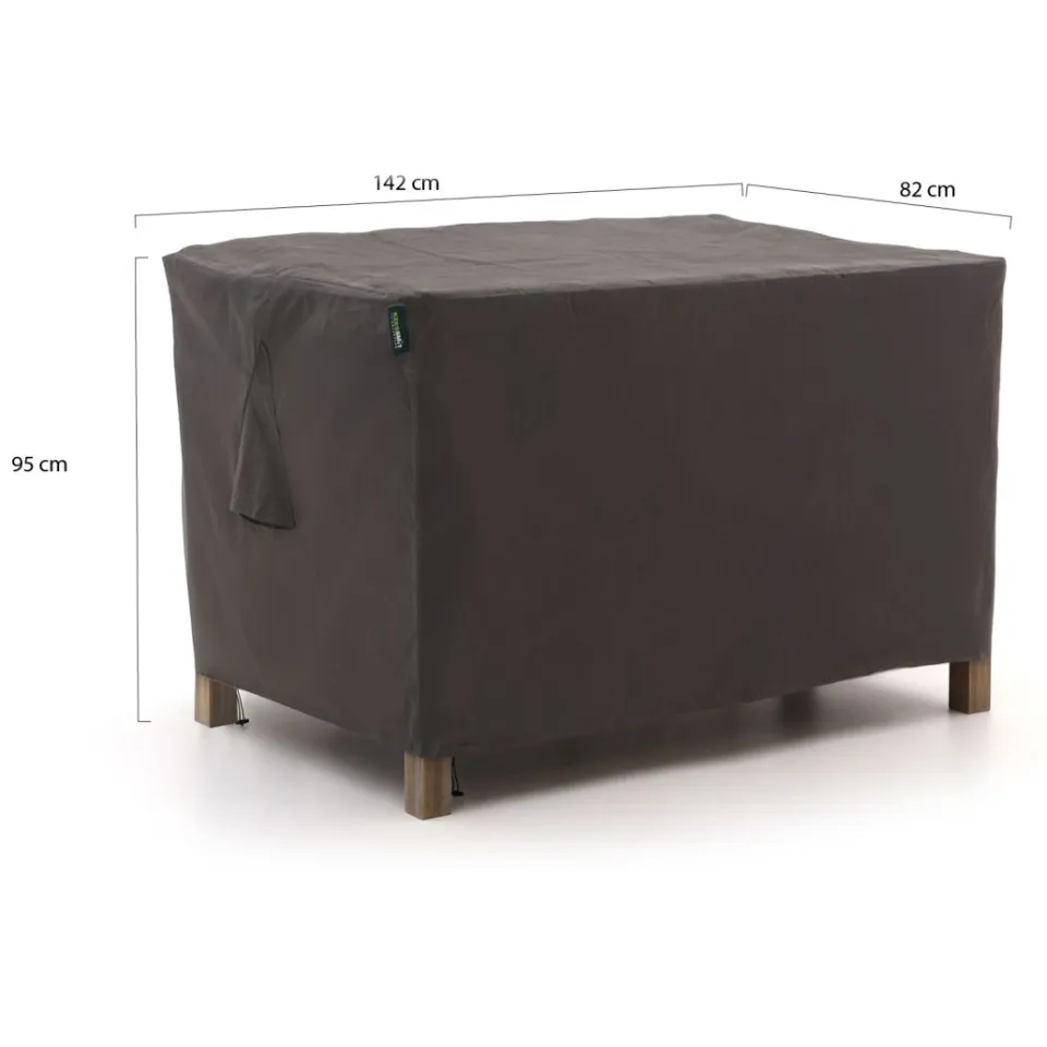 Kees Smit Collectie Kees Smit Tuinmeubelhoes barset 142x82x95cm grijs, foto 2