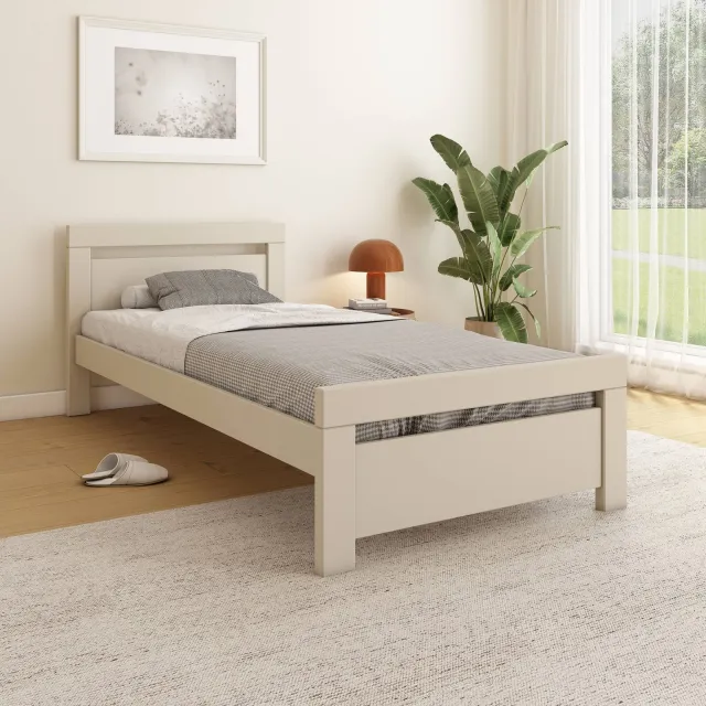 NOUS Living bed Carrara (90x200 cm) Zand