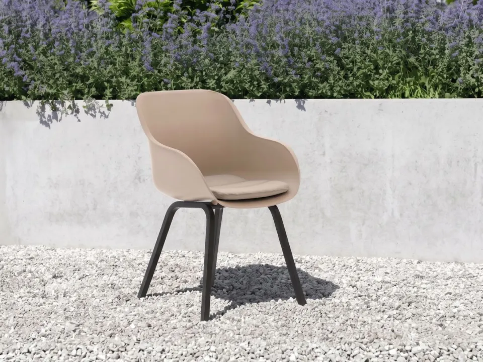 Hartman tuinmeubelen Hartman Le Soleil Element dining tuinstoel taupe, foto 2
