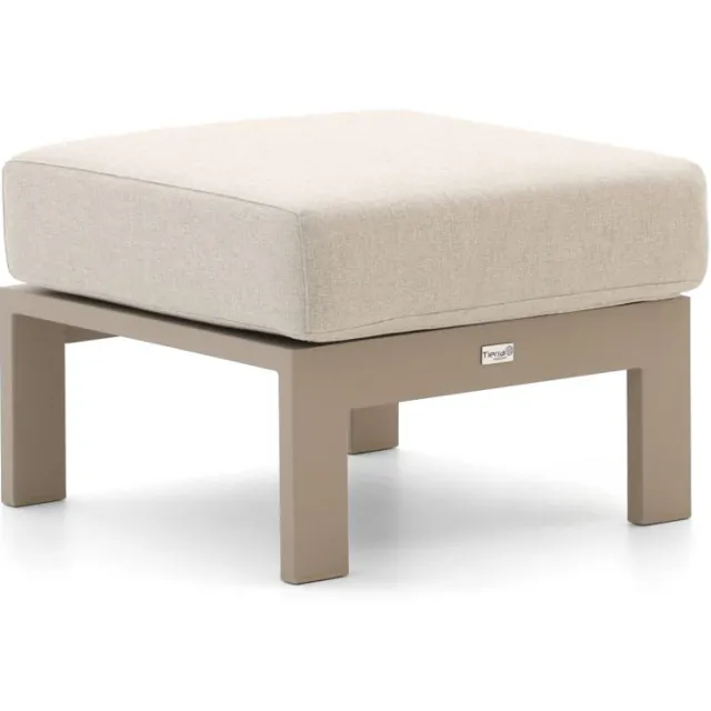 Tierra Outdoor Musone lounge voetenbank 61x61x47cm Taupe