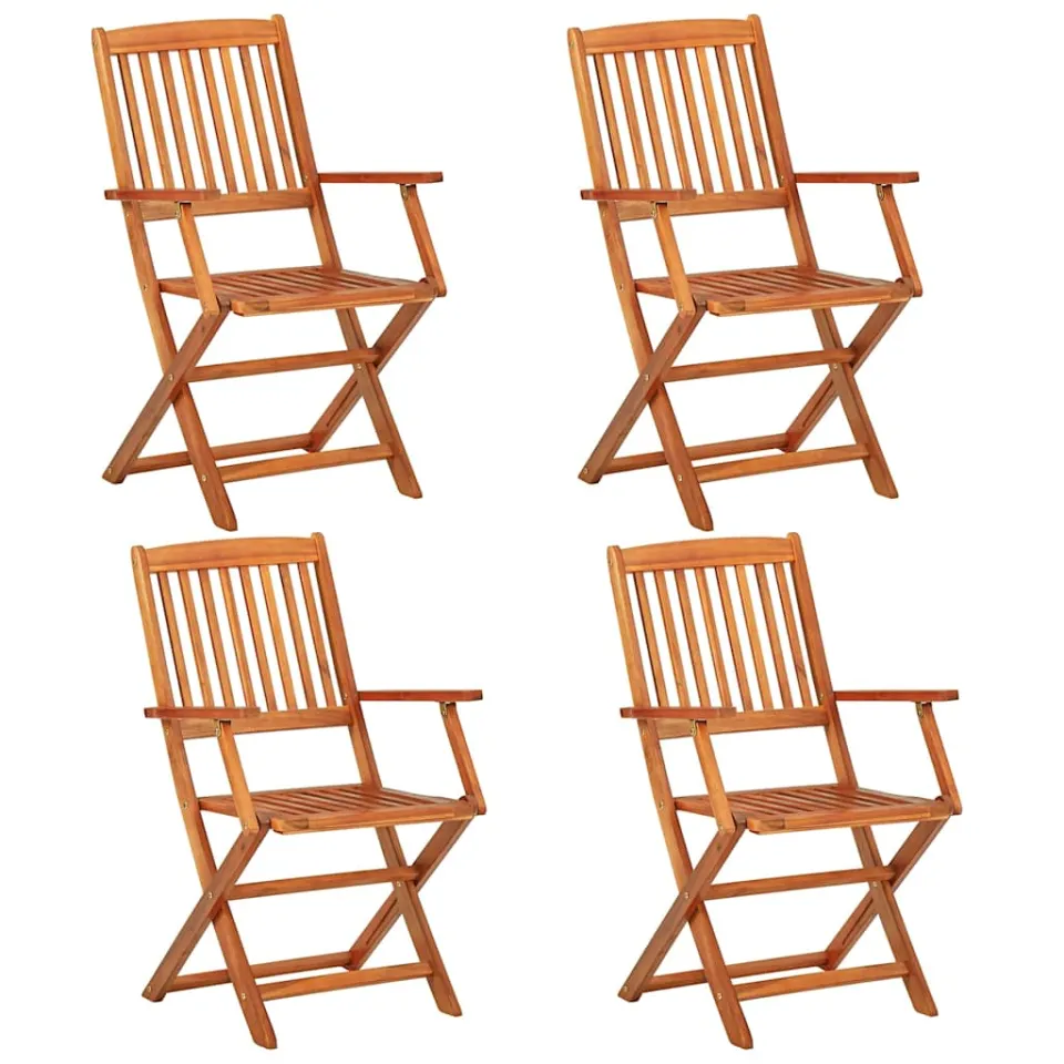 vidaXL 13-delige Tuinset 280x90x75 cm massief acaciahout Bruin