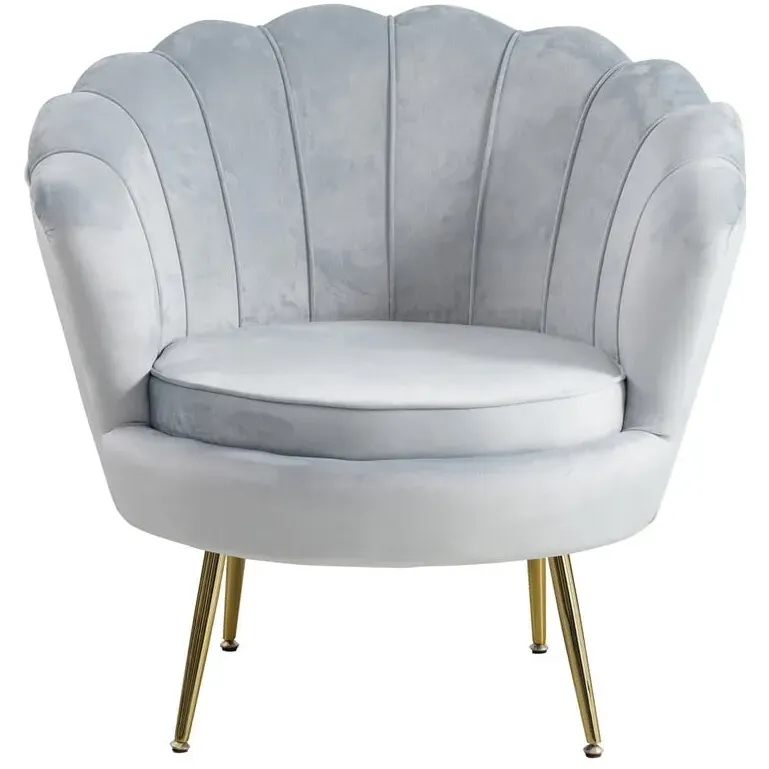 fauteuil Chanelle lichtgrijs grijs, foto 2