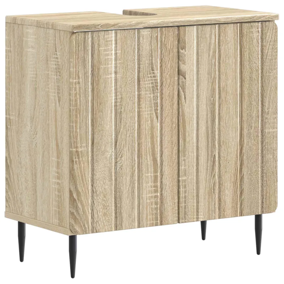 vidaXL Badkamer wastafelkast ZWOLLE Sonoma Eiken 59,5 x 31,5 x 59 cm, foto 3