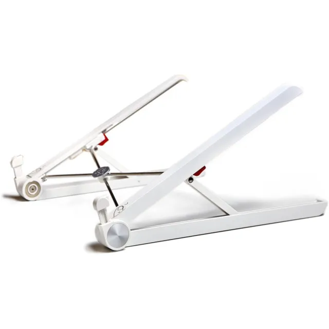 Technosmart Office Laptoptafel - Laptop Standaard - Verstelbaar - Wit - Licht - Stevig - Ergonomisch - Inklapbaar