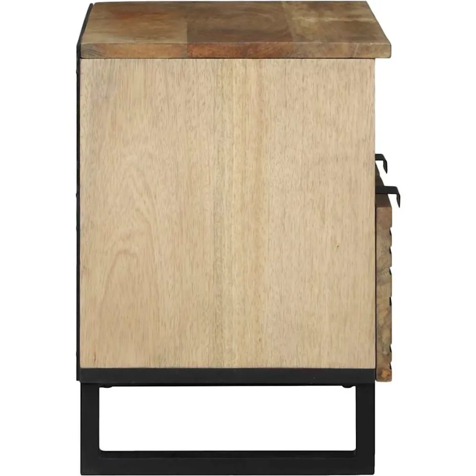 vidaXL TV Eenheden 70 x 33 x 46 cm Bruin Bewerkt hout, foto 4