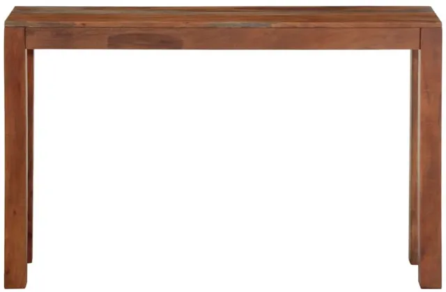 vidaXL Wandtafel - 120x30x76 - cm - massief - acaciahout Bruin