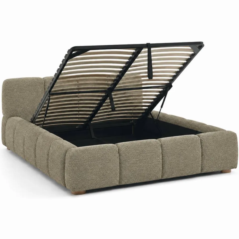 NOUS Living Kota 2-persoonsbed taupe, foto 4
