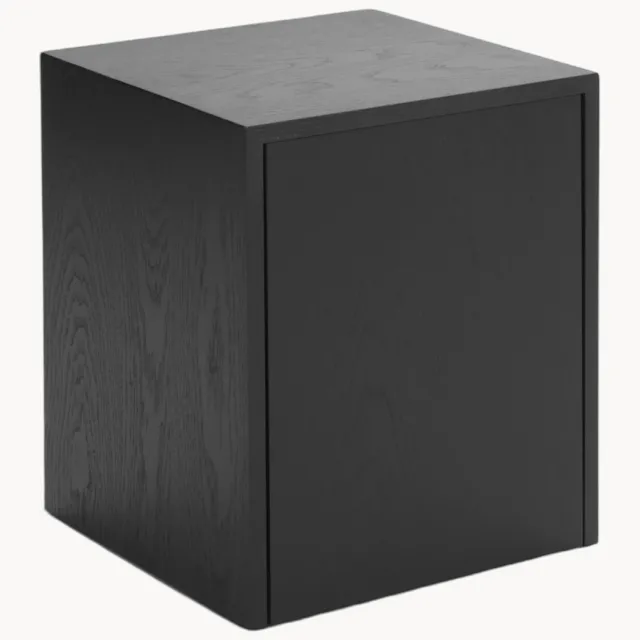 New Works Houten bijzettafel Mass Zwart
