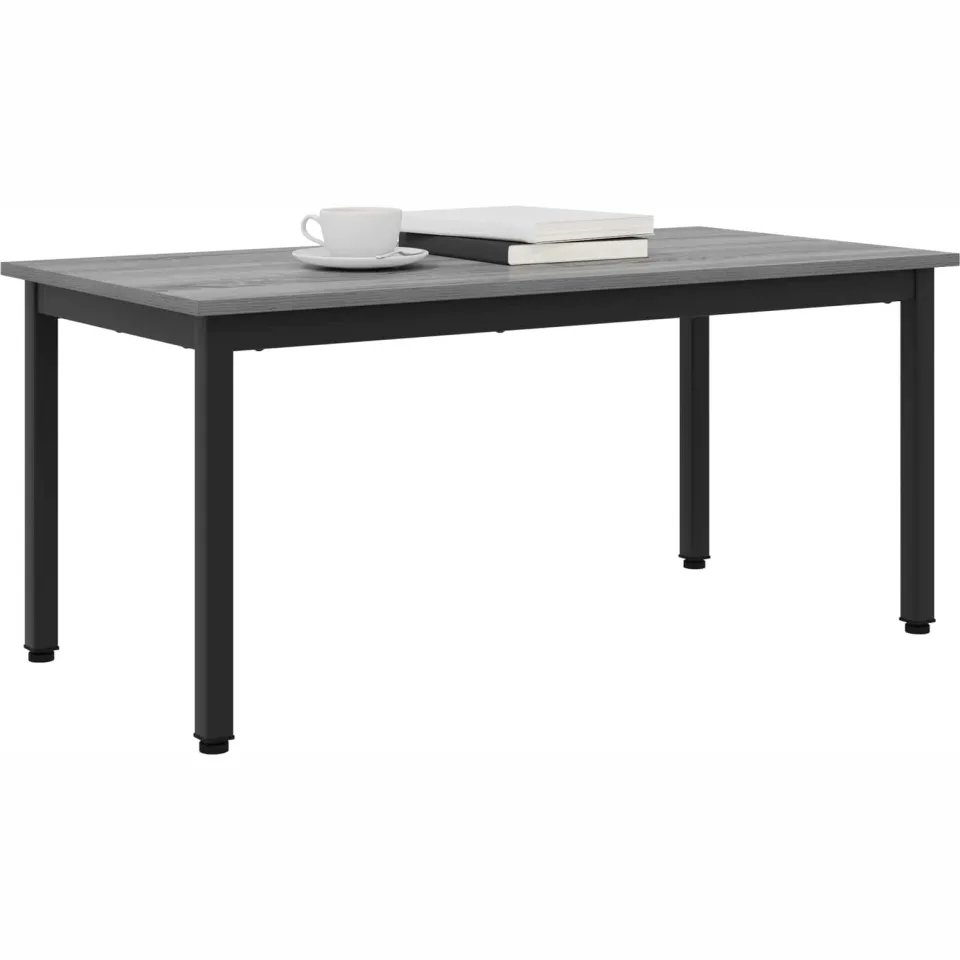 vidaXL Salontafel Grijs Sonoma 100 x 50 x 45 cm Bewerkt hout, foto 3