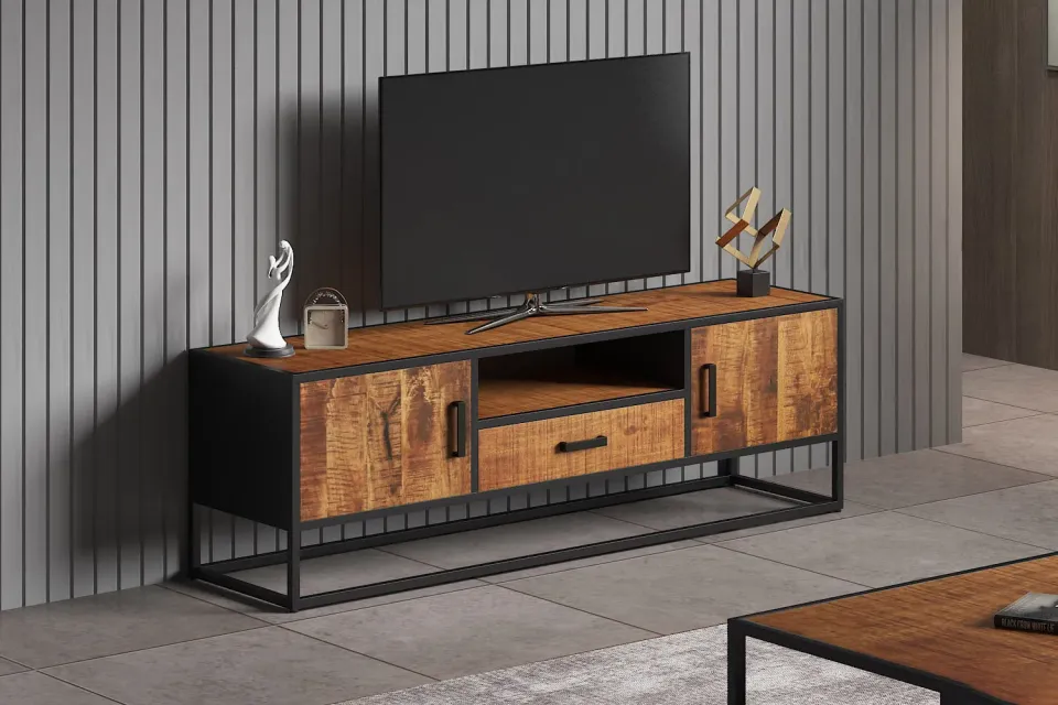 tv-meubel Otis bruin, foto 4