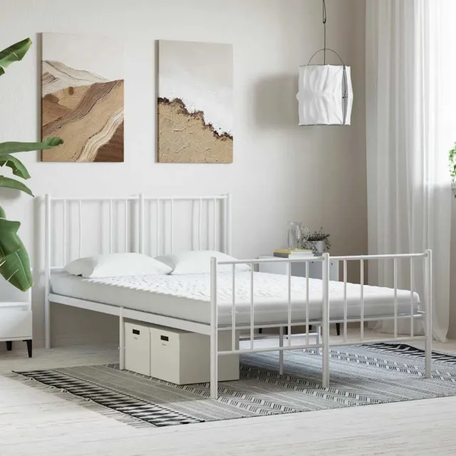 vidaXL Schuimmatras 7 zones hardheid 20 ILD 140x200 cm wit