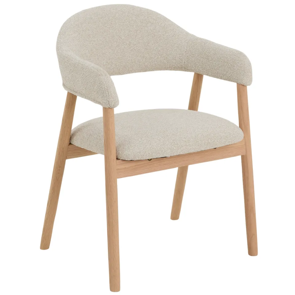 NOUS Living eetkamerstoel Myra beige, foto 3