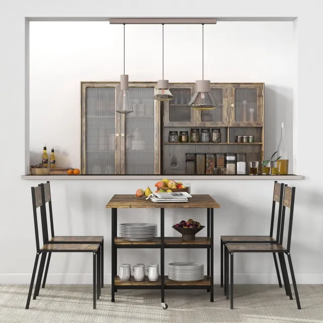 MODFU Klaptafel 140x80 cm Bruin — Uitklapbare eettafel voor 2–6 personen met rollen en opbergruimte
