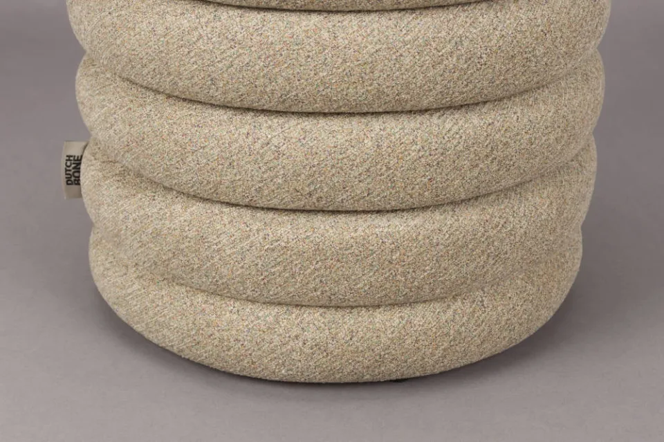 Dutchbone poef Fern beige, foto 6