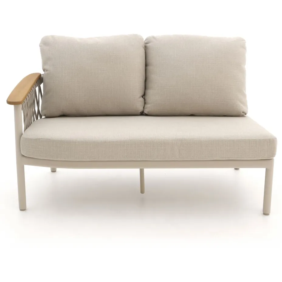 Bellagio tuinmeubelen Bellagio Birgi Novo hoek loungeset 5-delig taupe, foto 4