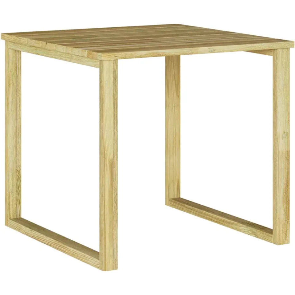 vidaXL Tafel Naturel 50,5 x 50 x 46 cm Geïmpregneerd grenenhout, foto 3