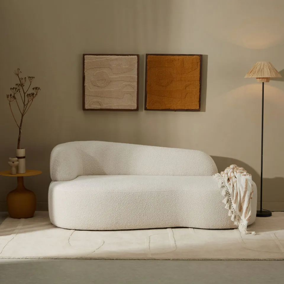 NOUS Living Antibes 2-zitsbank crème, foto 6
