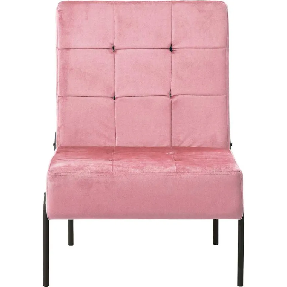 vidaXL Relaxstoel 65x79x87 cm fluweel roze, foto 2