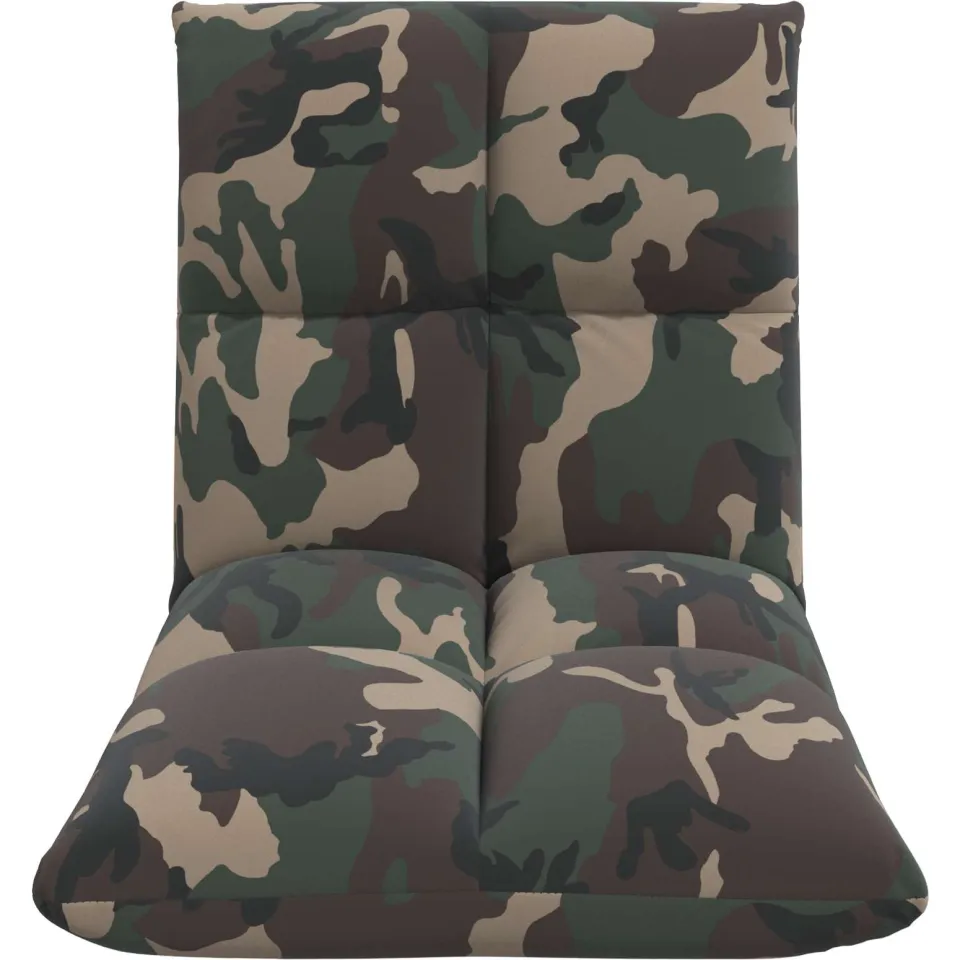 vidaXL Verstelbare vlo stoelen Legergroen Stof groen, foto 4