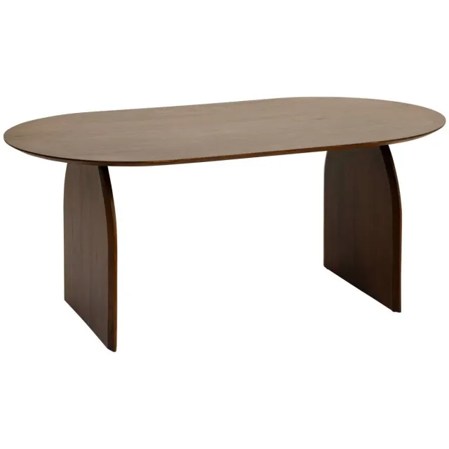 Atmosphera Créateur d'intérieur® Ovale eettafel van acaciahout voor 6 personen ISANA Marron