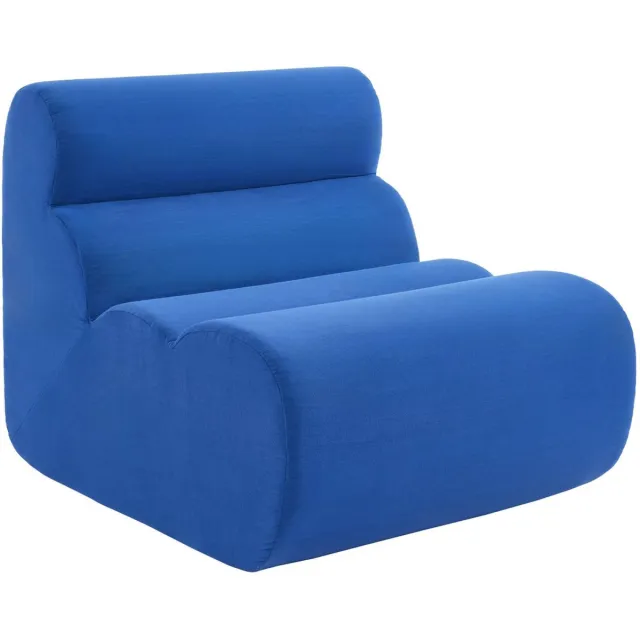 sweeek Stoffen fauteuil 1 zitplaats - nova Elektrisch blauw