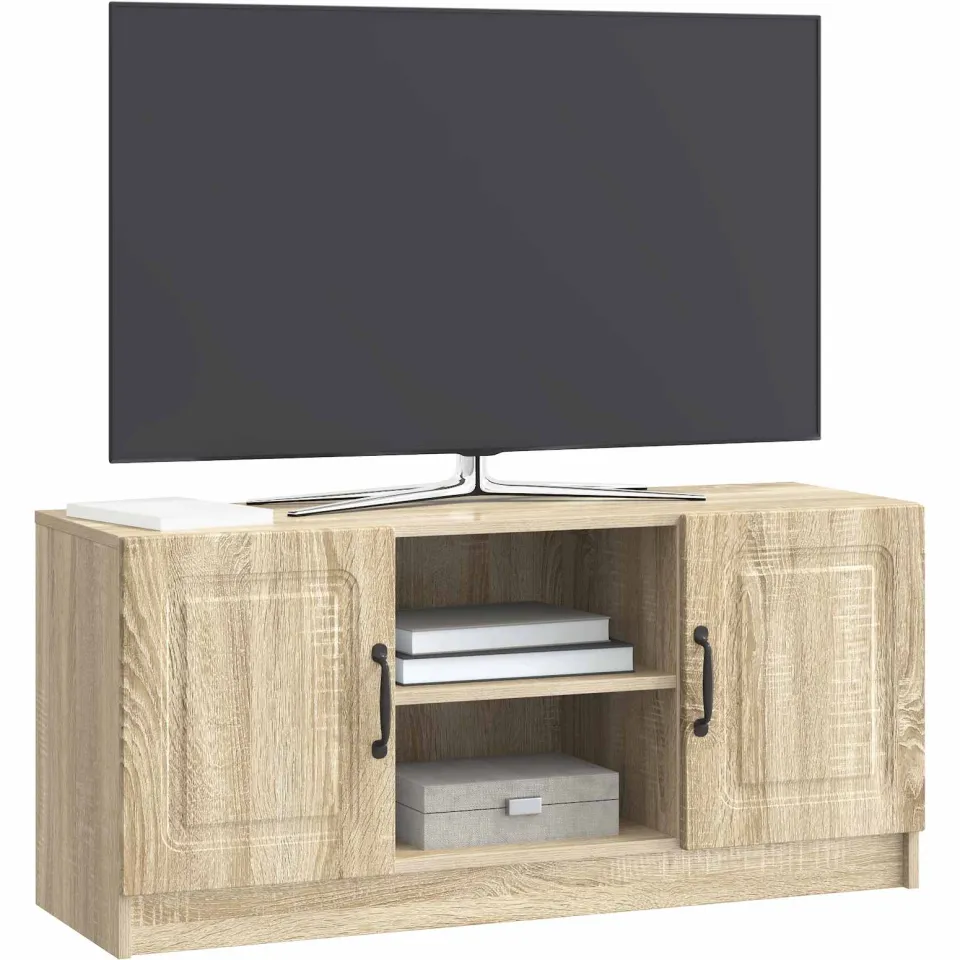 vidaXL TV-kast Sonoma Eiken 102 x 34,5 x 47 cm Bewerkt hout, foto 2