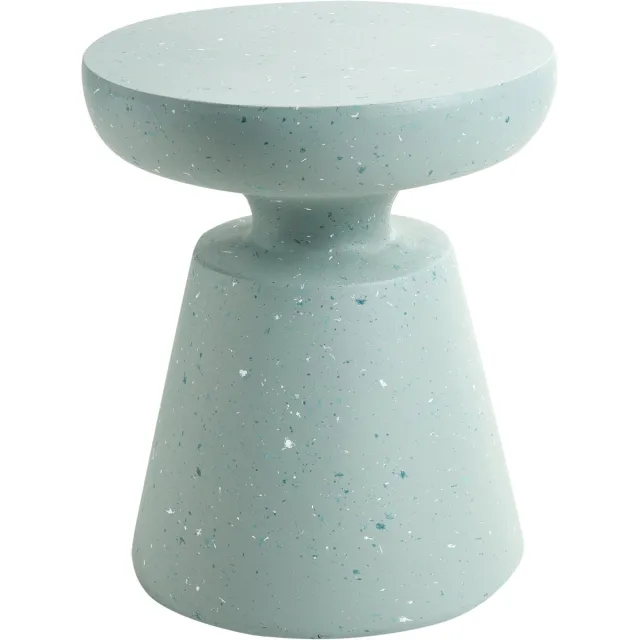 Beliani MINCIO - Bijzettafel - Groen/Terrazzo - Lichtbeton