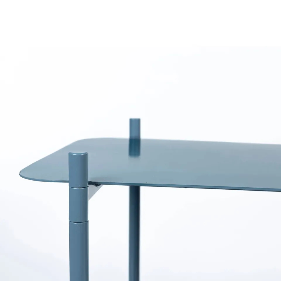 Zuiver River rechthoekige sidetable oceaanblauw ocean blue, foto 7