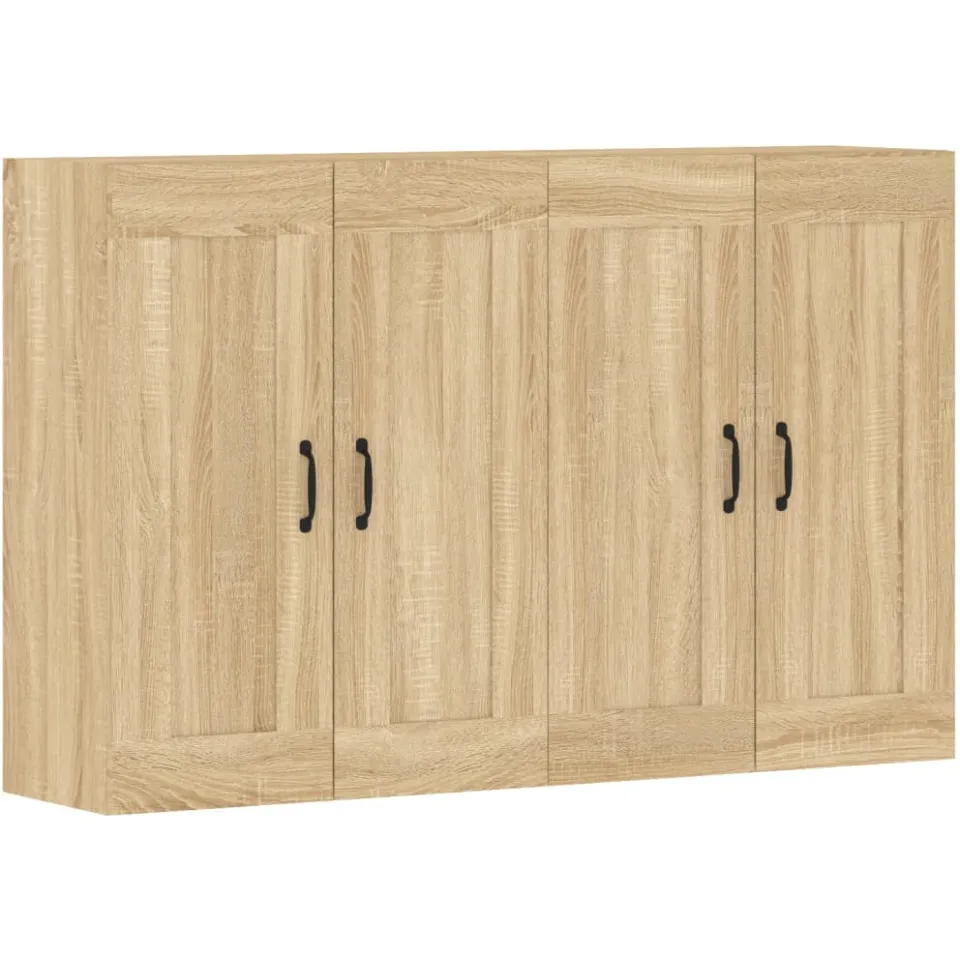 vidaXL Hangkasten 2 st bewerkt hout sonoma eikenkleurig, foto 3