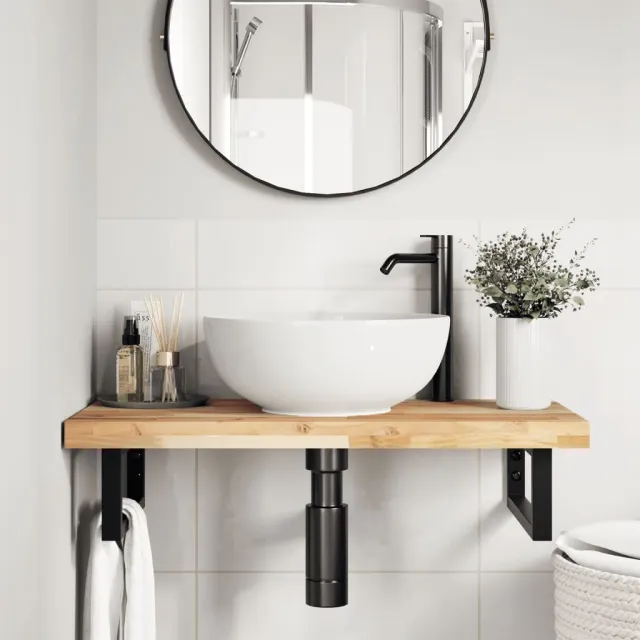 vidaXL Tafelblad rechthoekig 80x40x4 cm massief acaciahout Bruin