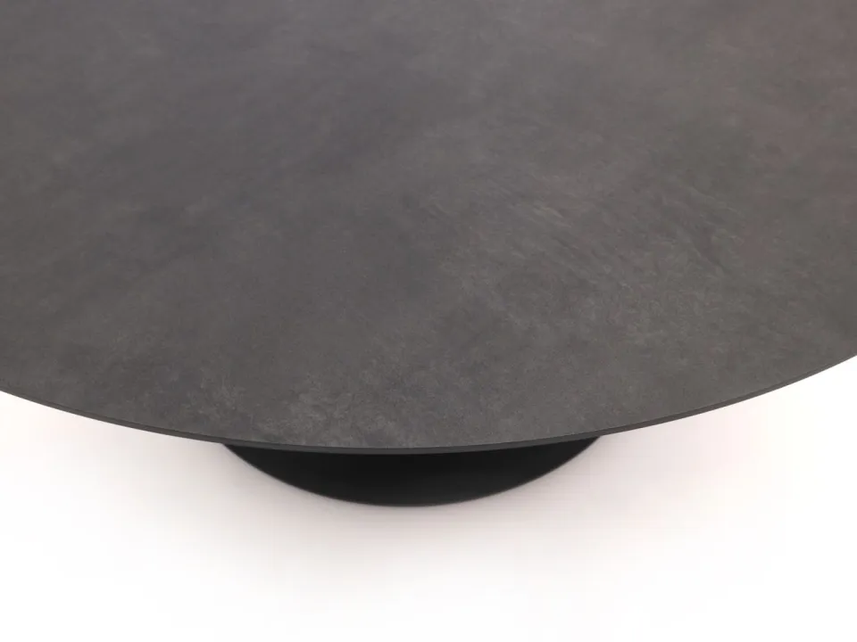 Bellagio tuinmeubelen Bellagio La Fonte low dining tuintafel ø 150cm zwart, foto 3