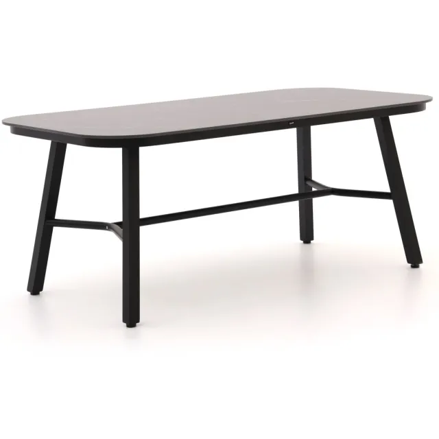 Hartman tuinmeubelen Hartman Tubb dining tuintafel 185x100x75cm Zwart