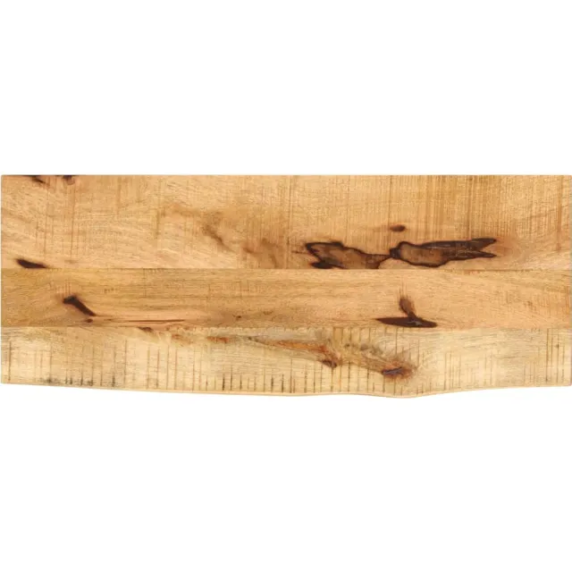 vidaXL Tafelblad met natuurlijke rand 80x30x3,8 cm massief mangohout Bruin