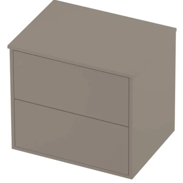 Proline Deck Badmeubelset Voor Grepen Symmetrisch Kader 60x46x54 cm Clay Beige