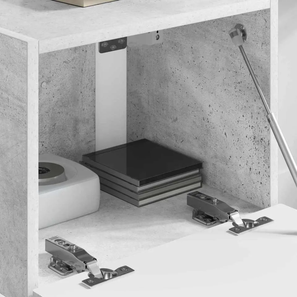 vidaXL TV Wandkast 39 x 31 x 29,5 cm Betongrijs Bewerkt hout grijs, foto 4