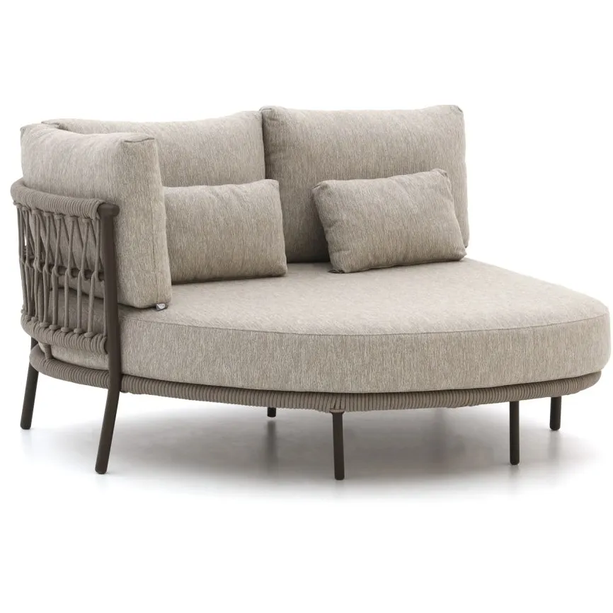 Suns Bardi chaise longue loungeset 2-delig rechts taupe, foto 3