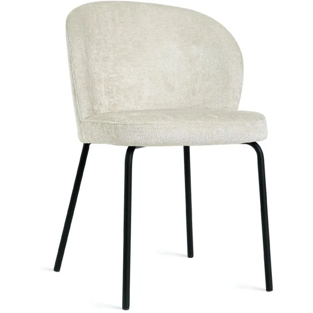 Nest of Nora Set van 2 - Nest of Nora Eetkamerstoelen Lilo set - Stof - Beige