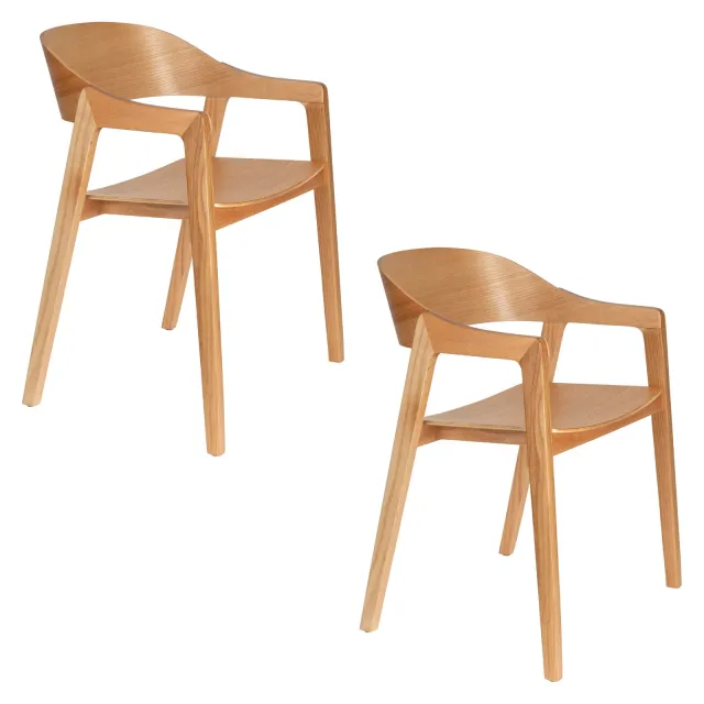 Dutchbone Westlake eetkamerstoel naturel