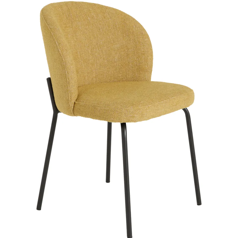 NOUS Living Sem eetkamerstoel mosterdgeel Mustard