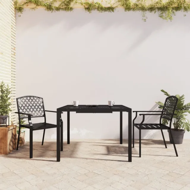 vidaXL 3-delige Tuinset staal antracietkleurig, foto 2