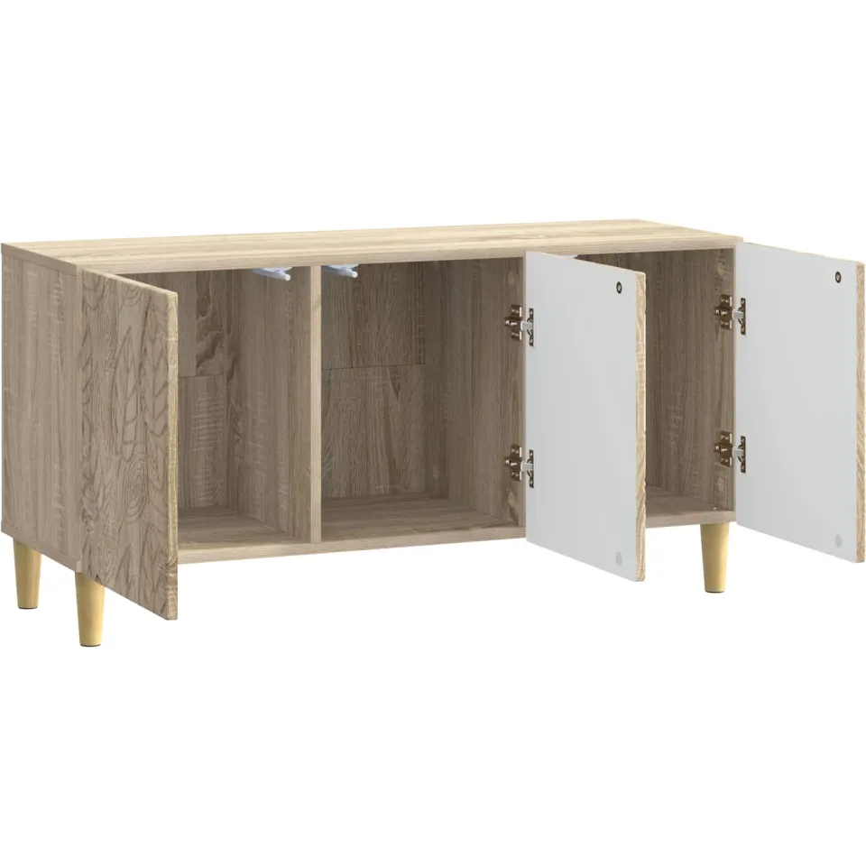 vidaXL TV-kast 99 x 34,5 x 50 cm Sonoma Eiken Bewerkt hout, foto 4