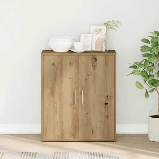 vidaXL Dressoir Artisan Eiken 60x31x70 cm Engineered Wood, foto 2