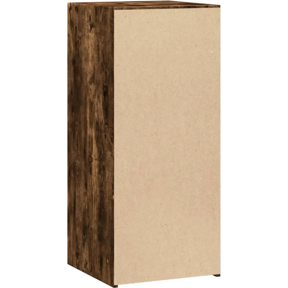 vidaXL Dressoir 40x41x93 cm bewerkt hout gerookt eikenkleurig, foto 4