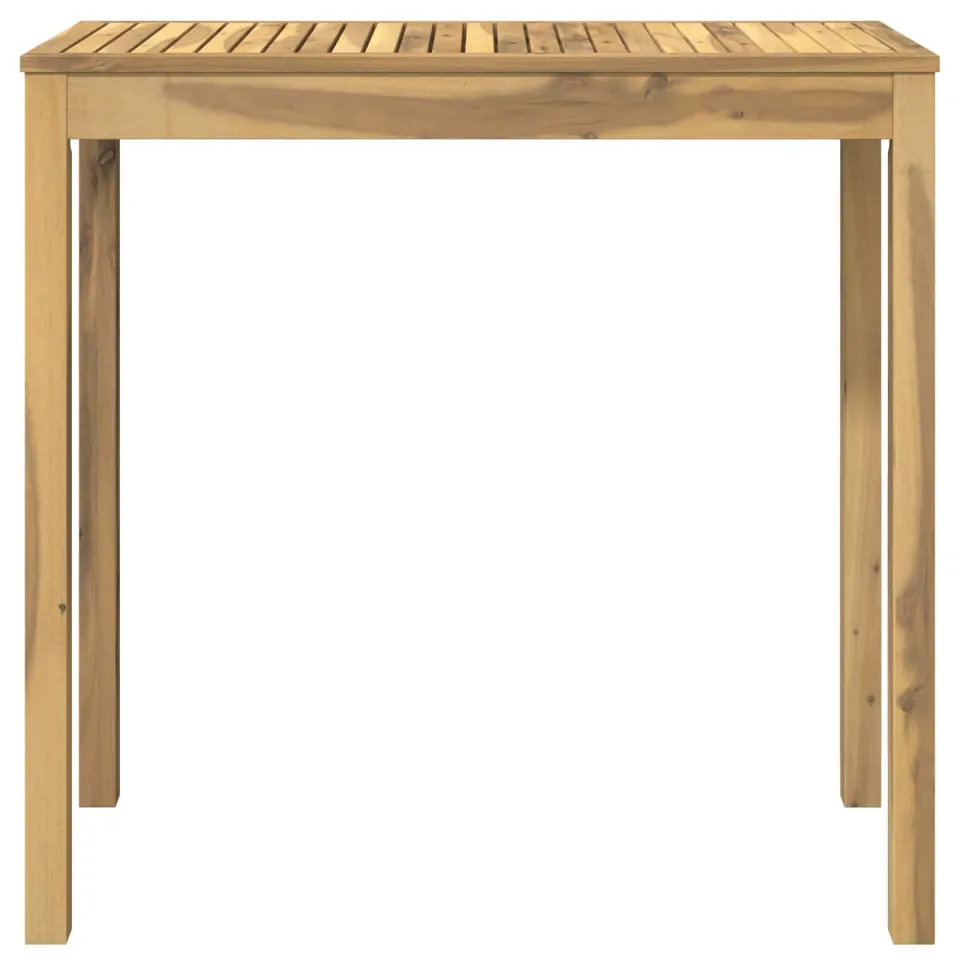 vidaXL Tuinbar Tafel LAREN Witgewassen 108,5 x 55 x 105 cm Bruin